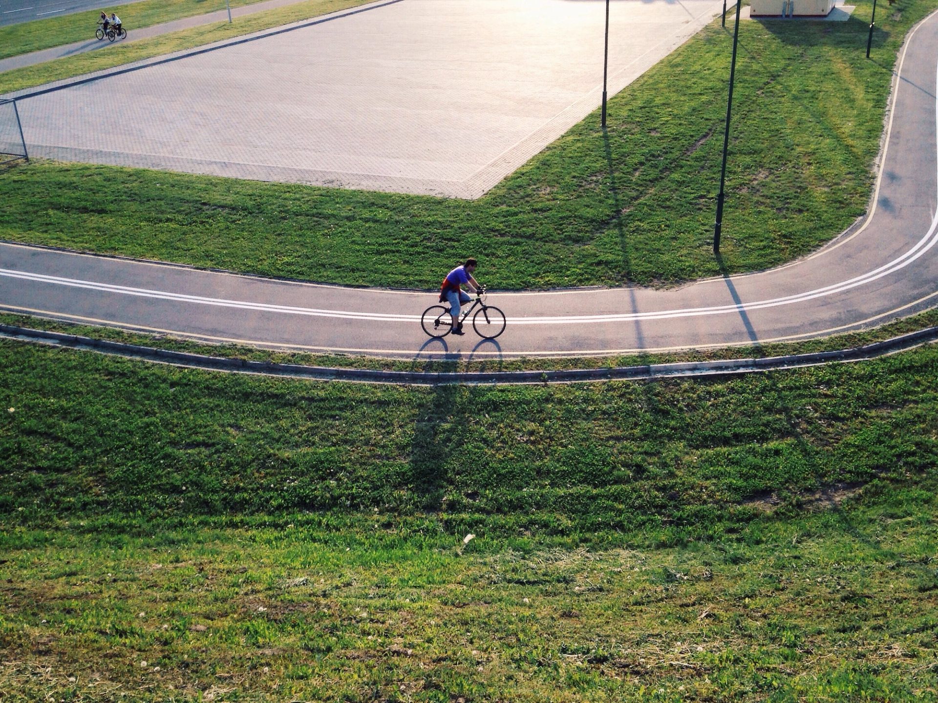 Man on the bicycle